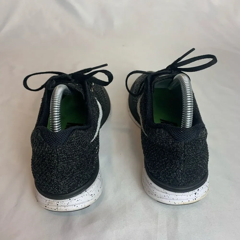 Nike Women's Flyknit Lunar 3 Oreo Shoes Size 7.5 - Picture 5 of 7